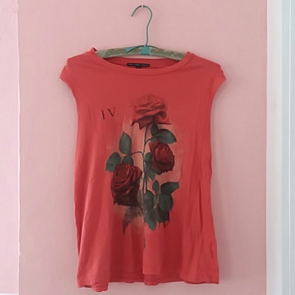 Truly Madly Deeply rose red Urban Outfitters tank - Picture 1 of 3